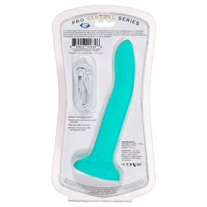 Ergo Super Flexi II Dong Soft and Flexible Liquid  Silicone With Vibrator - Teal WTC965