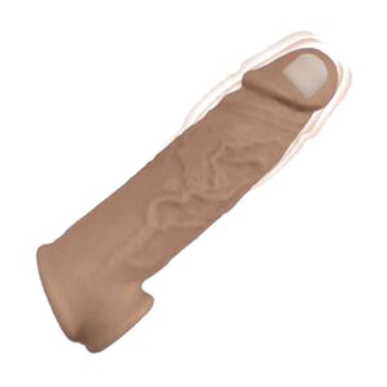 Natural Realskin Vibrating Penis Xtender - Brown NW2957-2