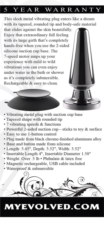 Advanced Metal Plug - Black Chrome EN-RS-1089-2