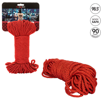 Scandal BDSM Rope 98.5ft/ 30m - Red SE2711972