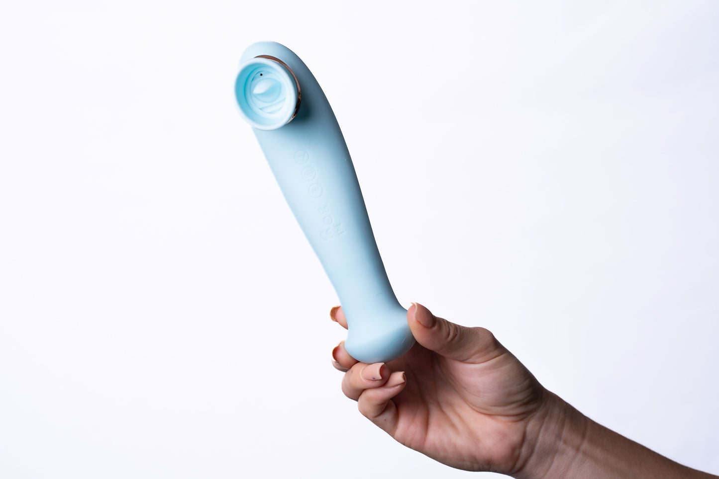 Destiny 15-Function Rechargeable Vibrating -  Suction Wand - Blue MTMA2006-B3