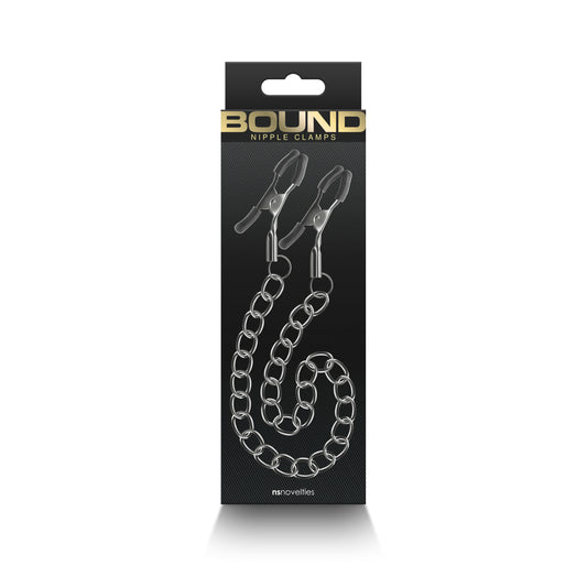 Bound - Nipple Clamps - Dc2 - Gunmetal NSN-1303-01