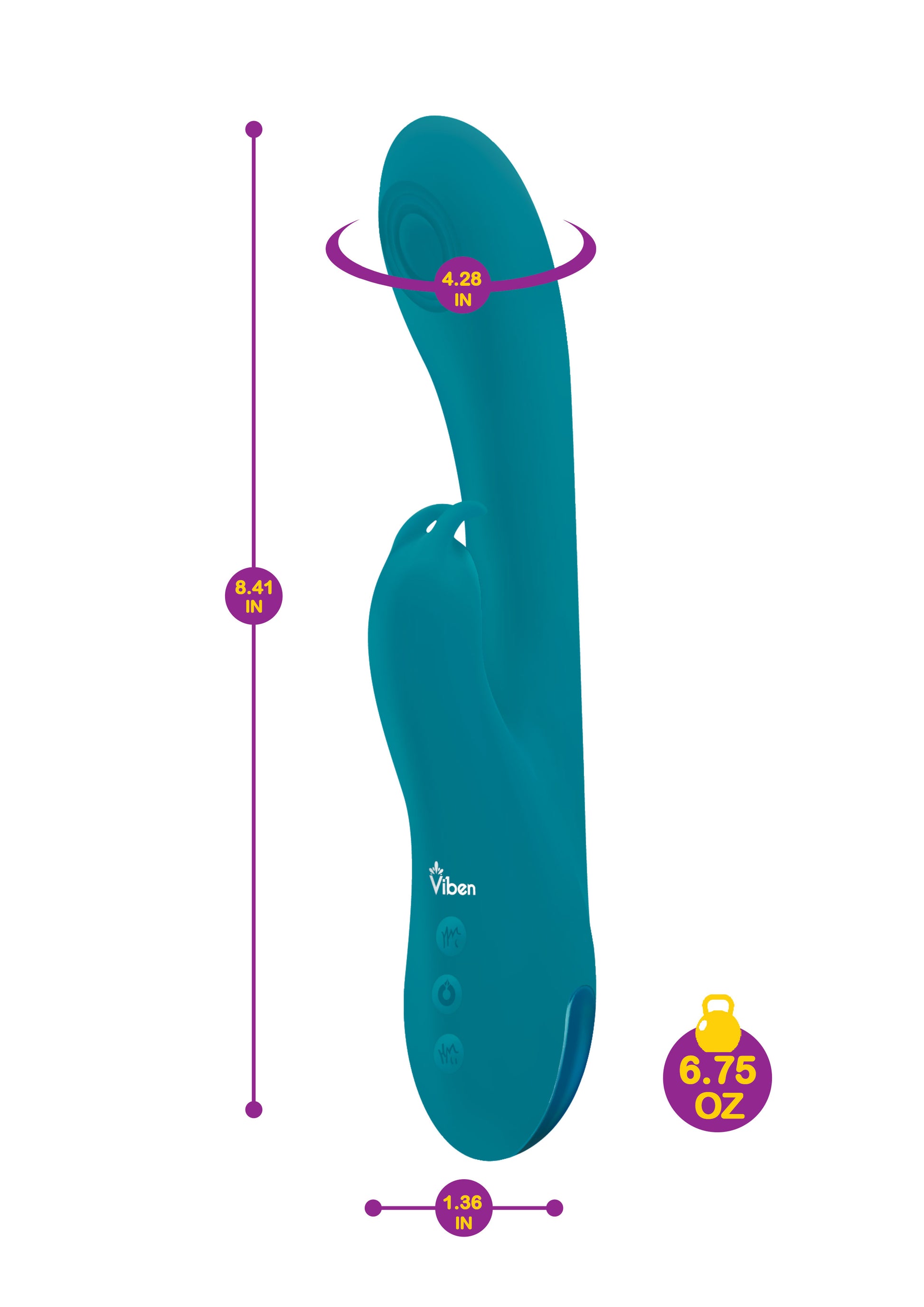 Razzle - Ocean - Rechargeable Thumping G-Spot  Rabbit VB-75005