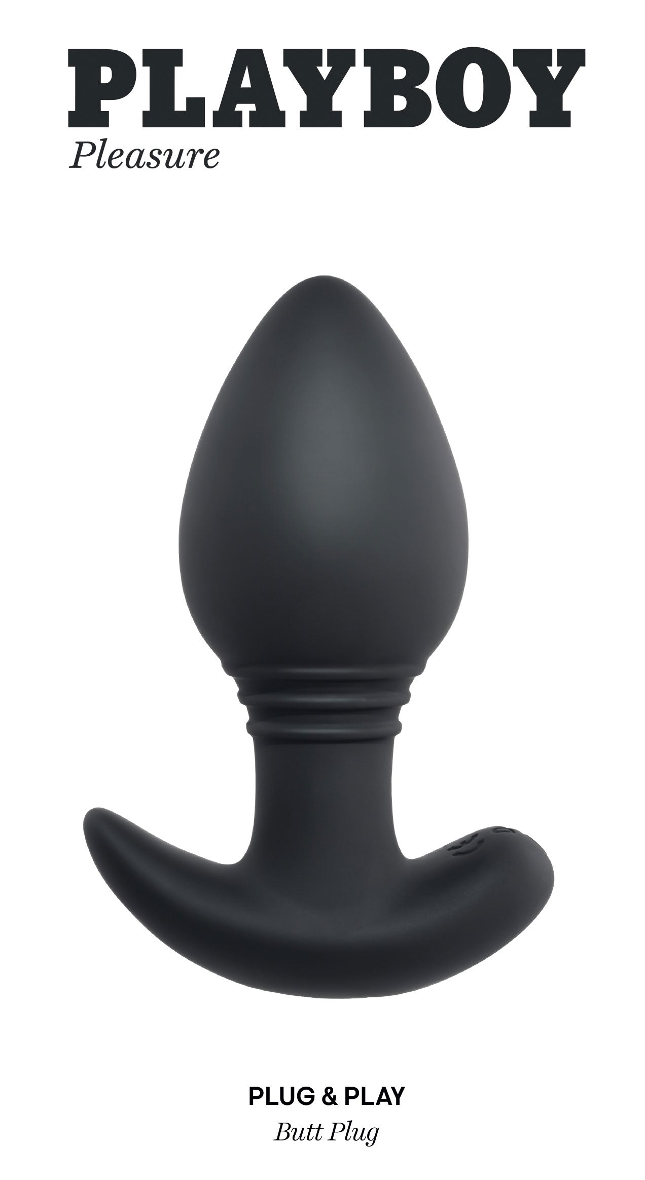 Playboy Pleasure - Plug and Play - Butt Plug - Black PB-RS-2314-2