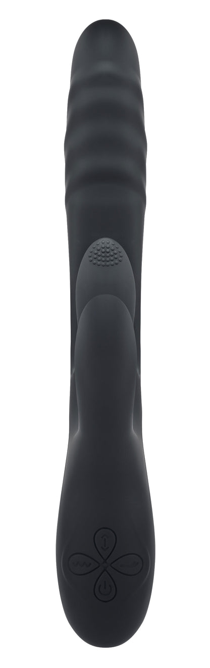 Playboy Pleasure - Rapid Rabbit - Vibrator  - Black PB-RS-1348-2