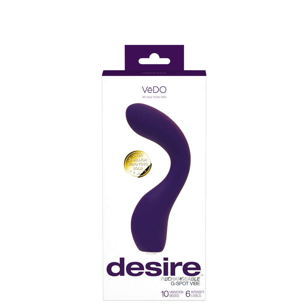 Desire Rechargeable G-Spot Vibe - Purple VI-P2413