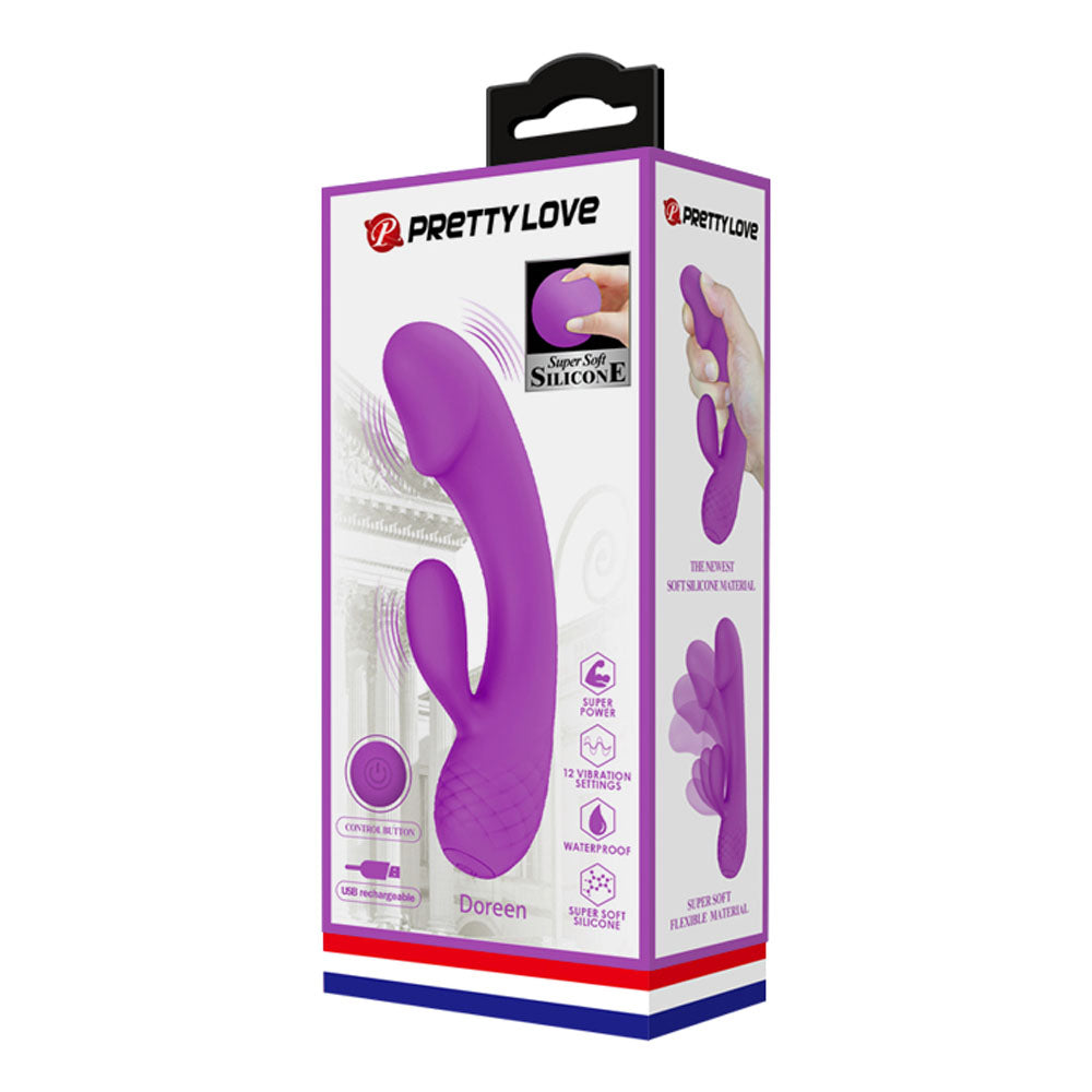 Pretty Love Doreen Rechargeable G-Spot Rabbit Vibrator BI-014666-1