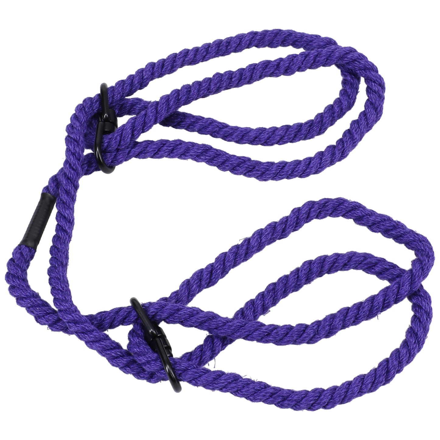 Merci - Restrain - 6mm Hemp Wrist or Ankle Cuffs - Violet DJ2404-63-BX