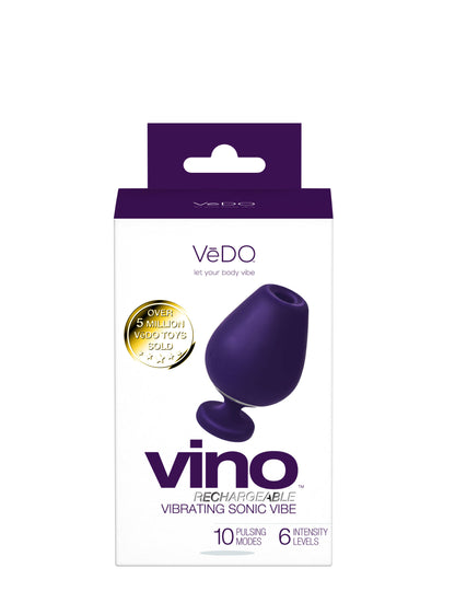 Vino Rechargeable Vibrating Sonic Vibe - Purple VI-F1713