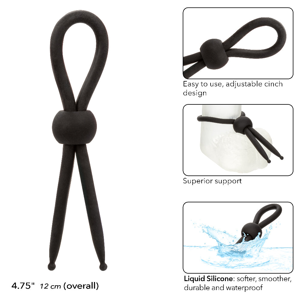 Alpha Liquid Silicone Lasso - Black SE1492262