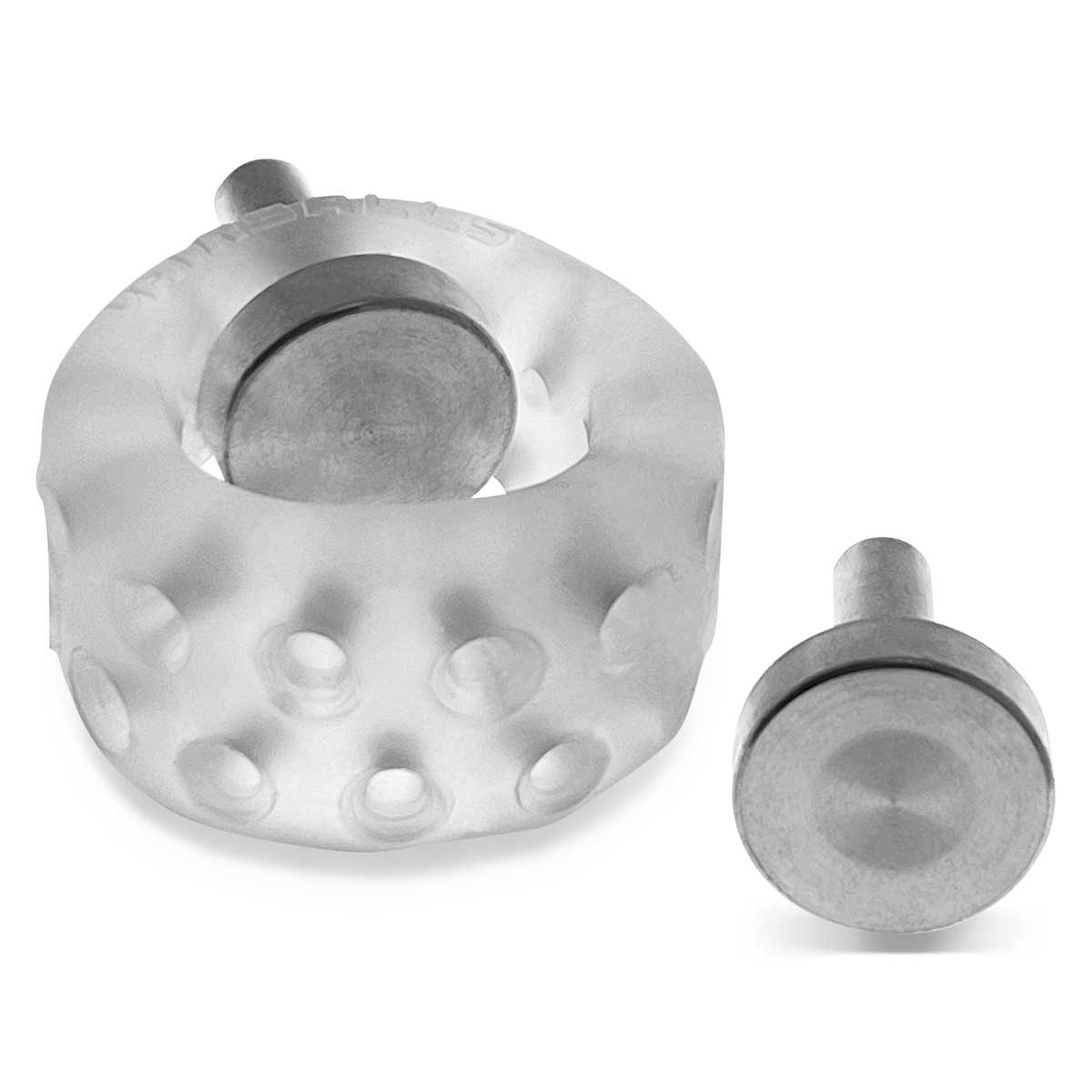 Airballs Electro Air-Lite Ballstretcher With Two   4mm Electro Contact - Clear Ice OX-3084-ELEC