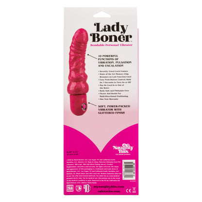 Naughty Bits Lady Boner Bendable Personal  Vibrator SE4410653