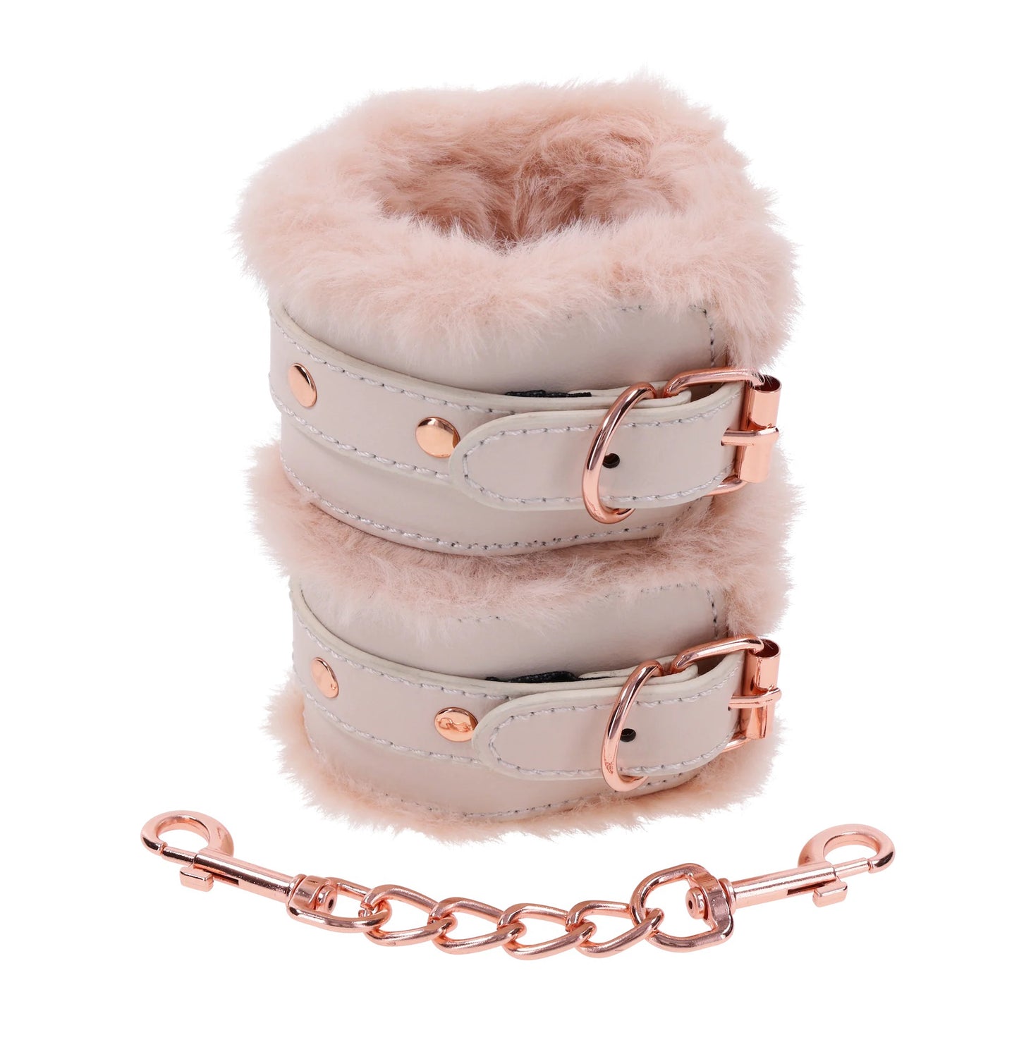 Peaches N Creame Fur Handcuffs - Pink SS09960