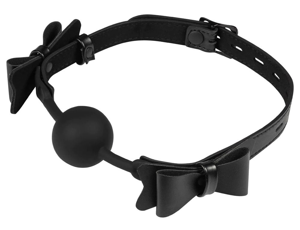 Bow Tie Ball Gag - Black SS520-25