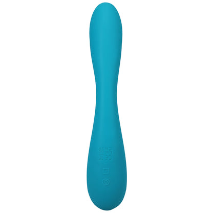 This Product Sucks - Sucking Clitoral Stimulator  With Bendable G-Spot Vibrator - Teal DJ0990-25-BX