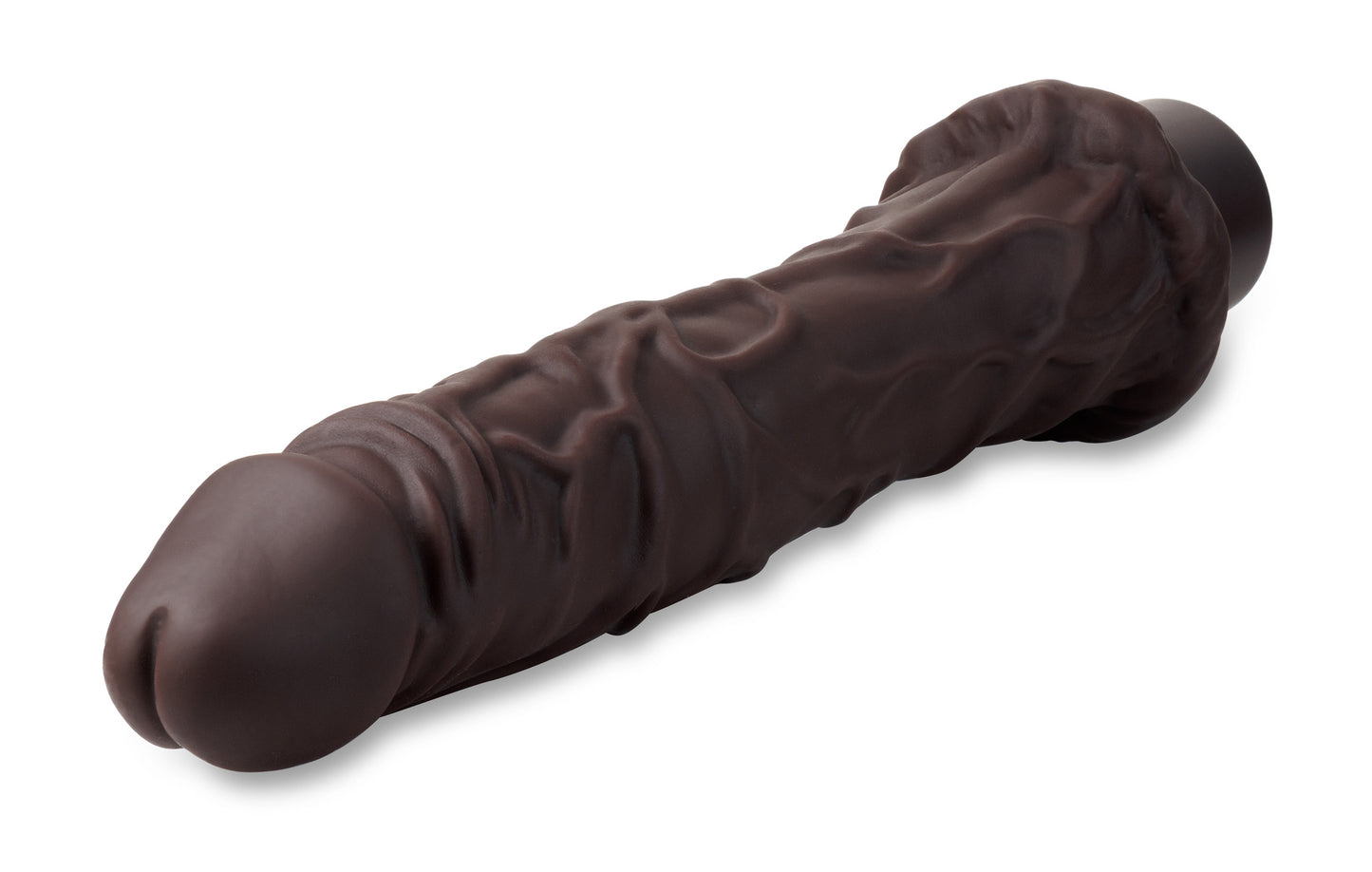 Dr. Skin Silicone - Dr. Richard - 9 Inch Vibrating Dildo - Brown BL-12336