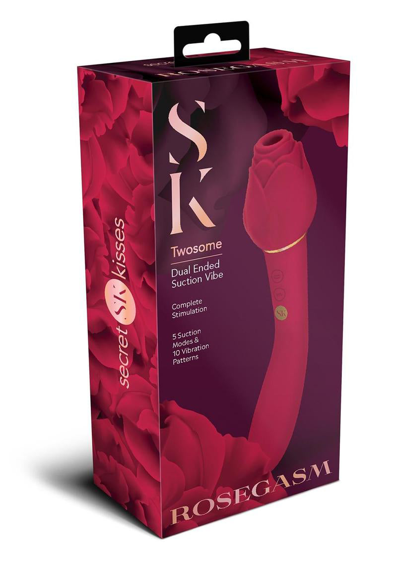 Secret Kisses Rosegasm Twosome - Red SK-1028