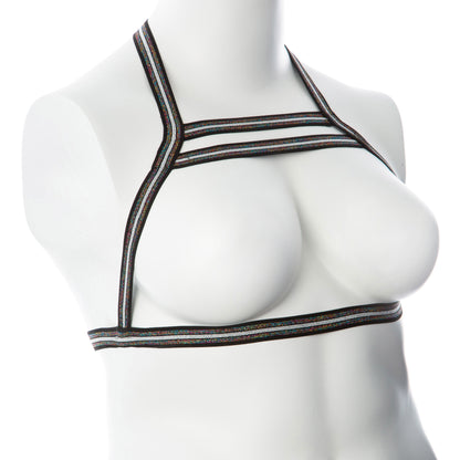 Gender Fluid Silver Lining Harness - Large/xxlarge - Multi-Color GFL-H502