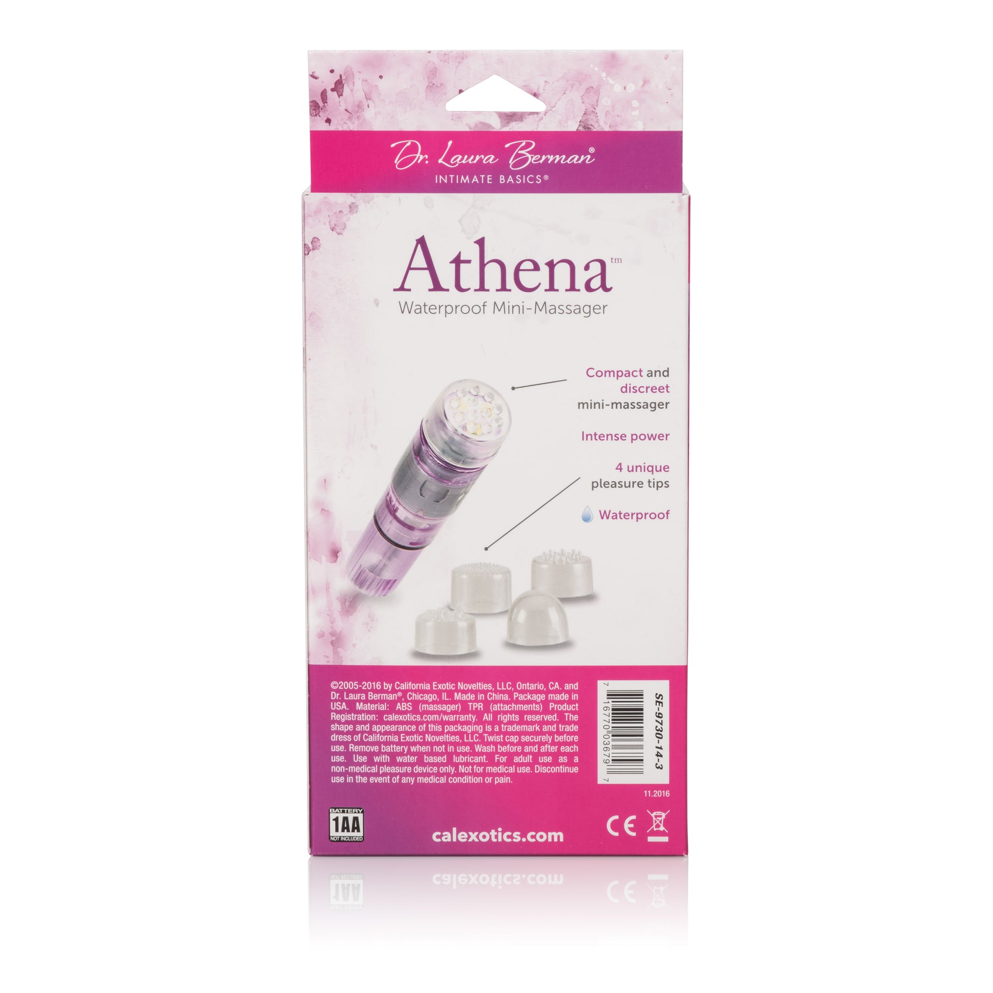 Berman Athena Waterproof Mini Massager  - Boxed SE9730143