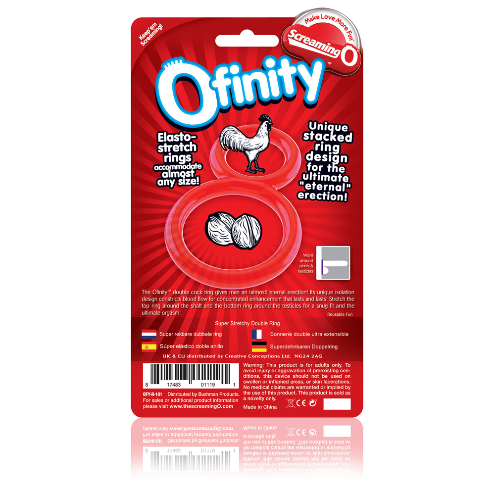 Ofinity Double Ring - Red OFY-R-110E