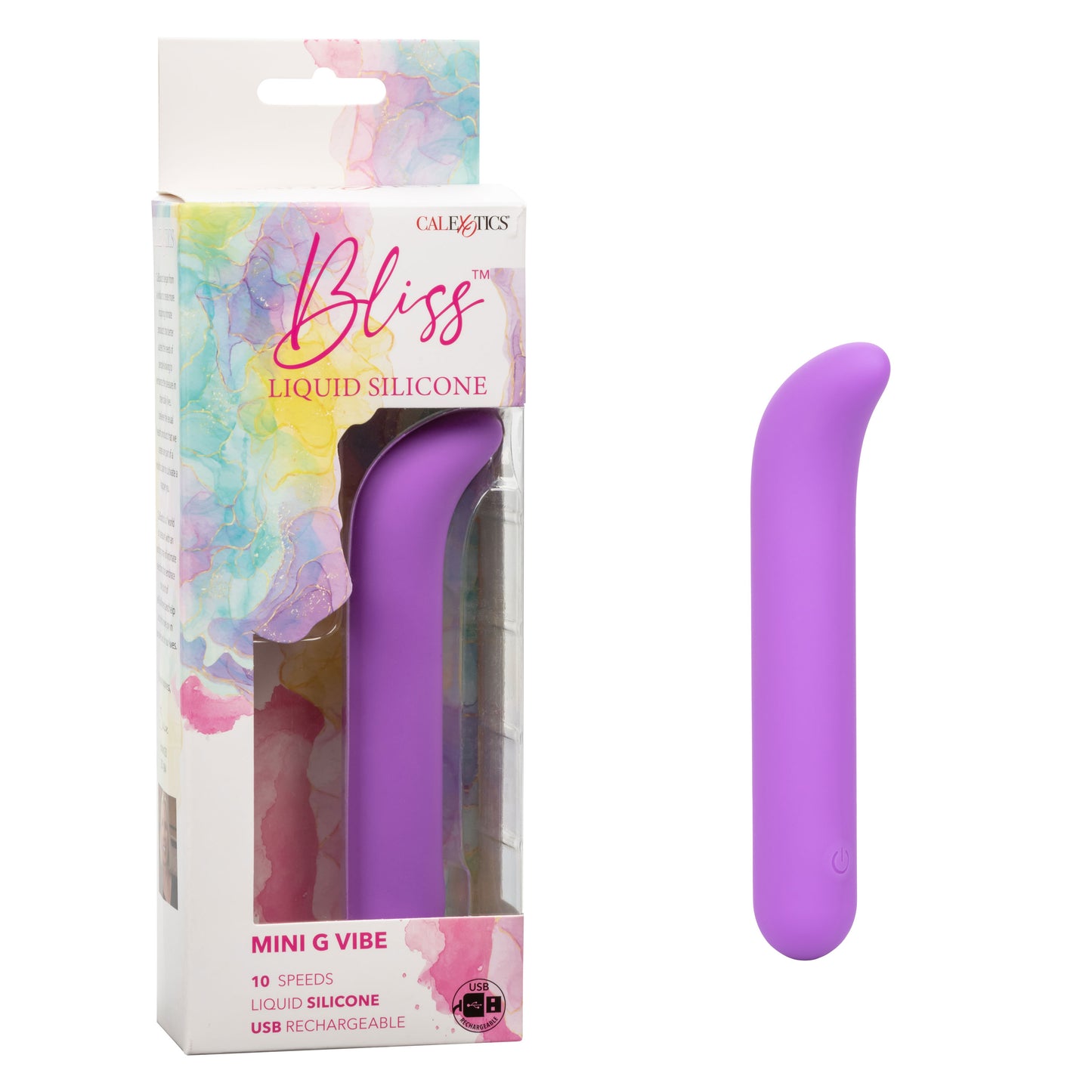 Bliss Liquid Silicone Mini G Vibe - Purple SE0569103