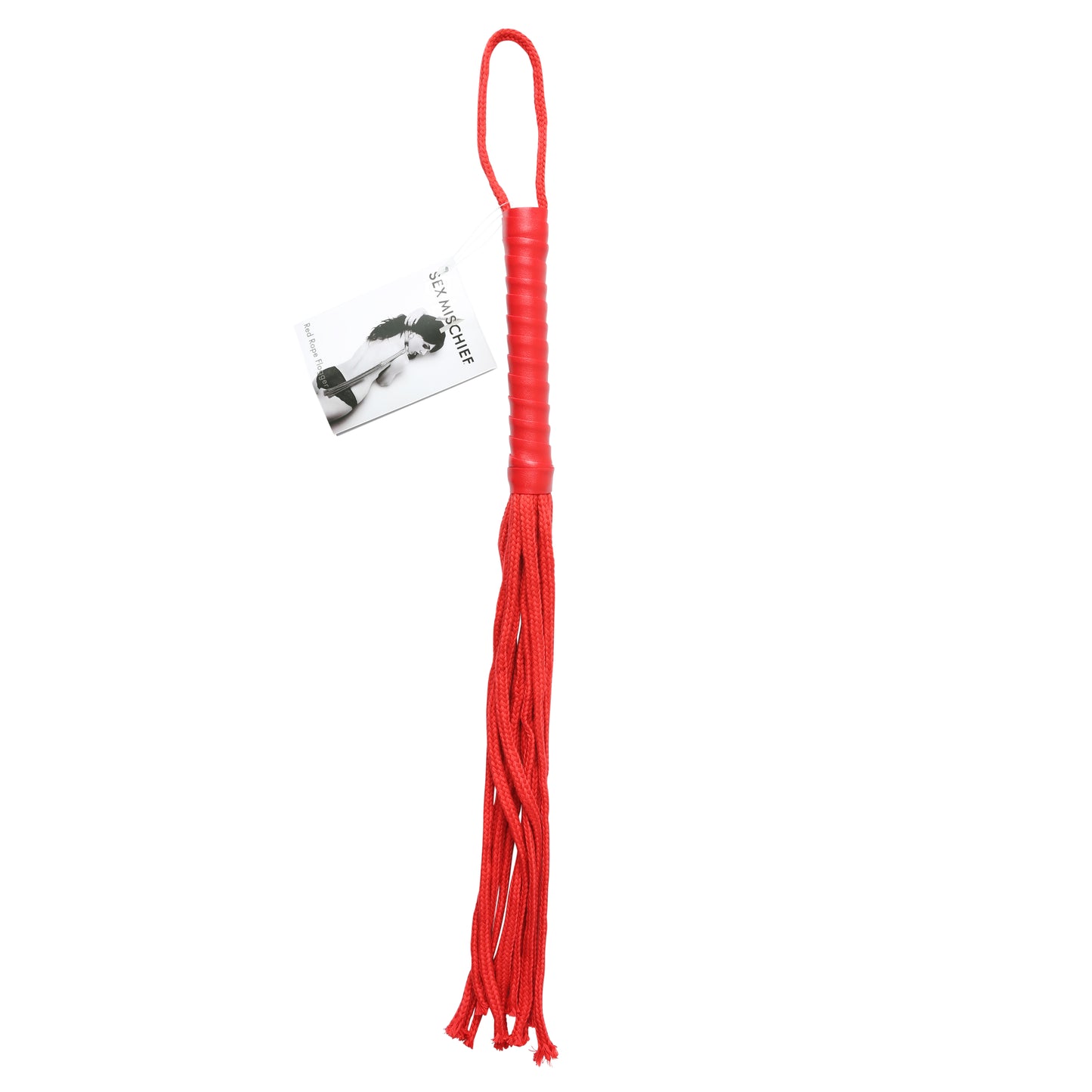 Sex and Mischief Rope Flogger - Red SS100-42