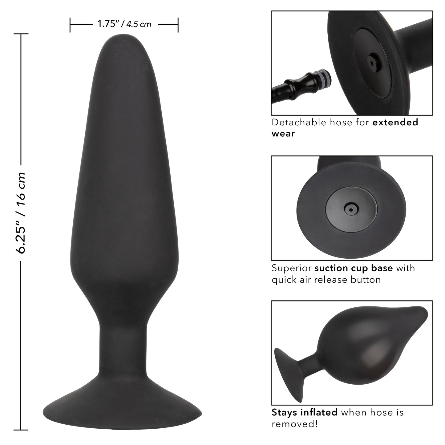 Xl Silicone Inflatable Plug SE0430303