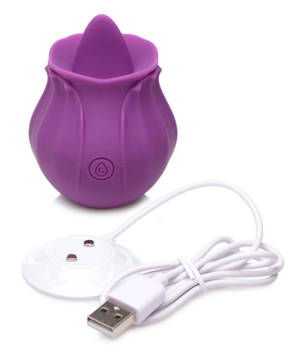 Inmi - Bloomgasm Wild Violet Licking Silicone  Stimulator - Violet INM-AG777