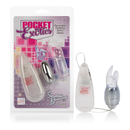 Pocket Exotics Snow Bunny Bullet - Clear SE1108552