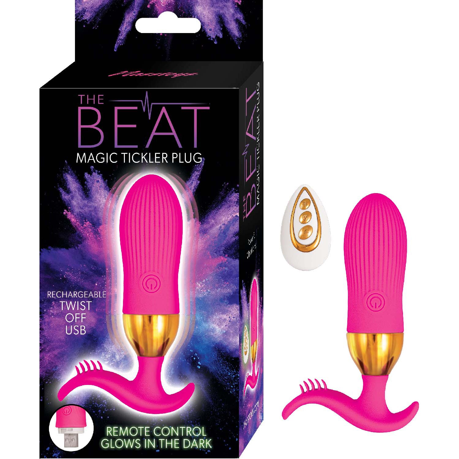 The Beat Magic Tickler Plug - Pink NW3154-1