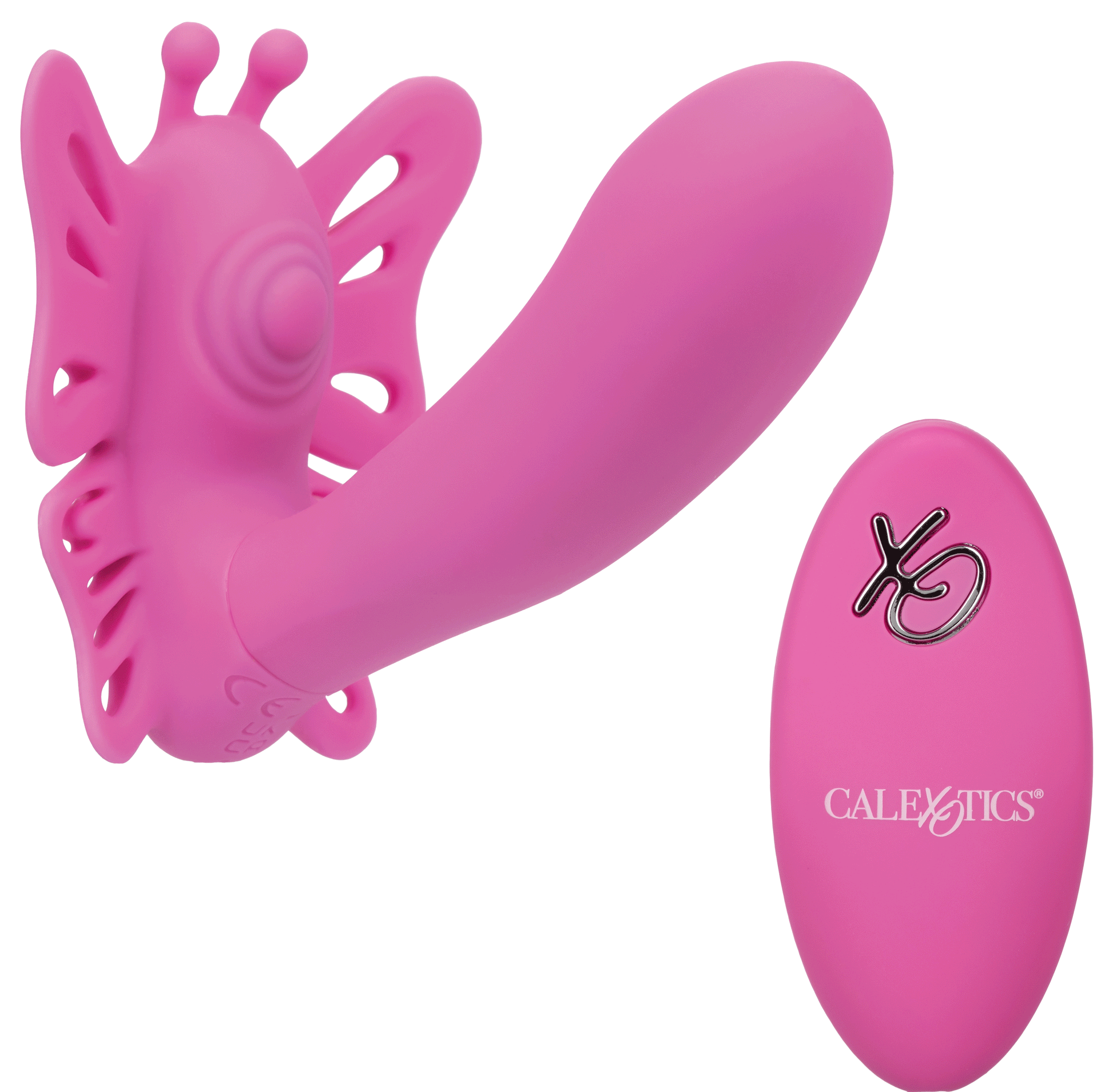 Venus Butterfly Silicone Remote Pulsating Venus G  - Pink SE0583153