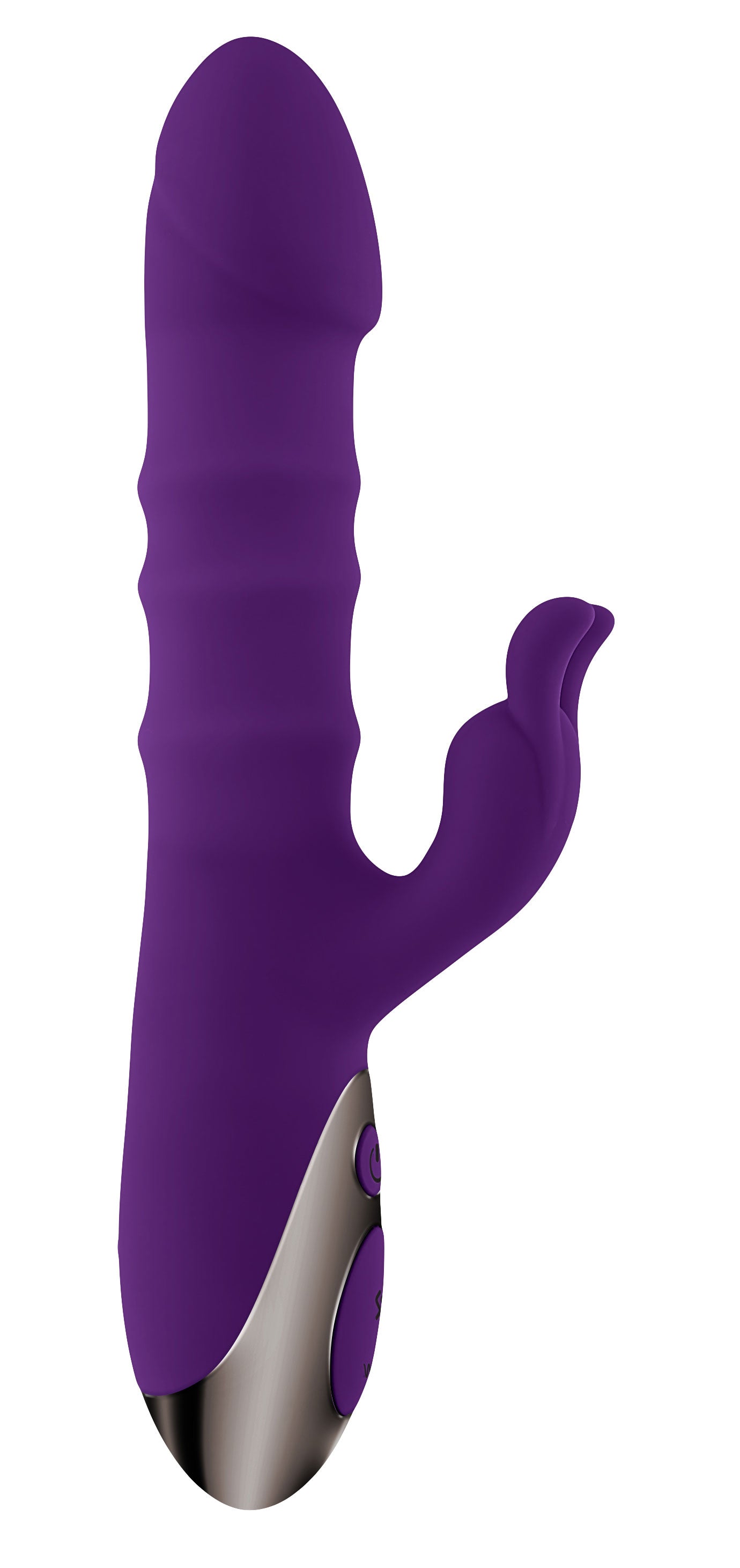 Playboy Pleasure - Hop to It - Rabbit Vibrator - Dark Purple PB-RS-2345-2