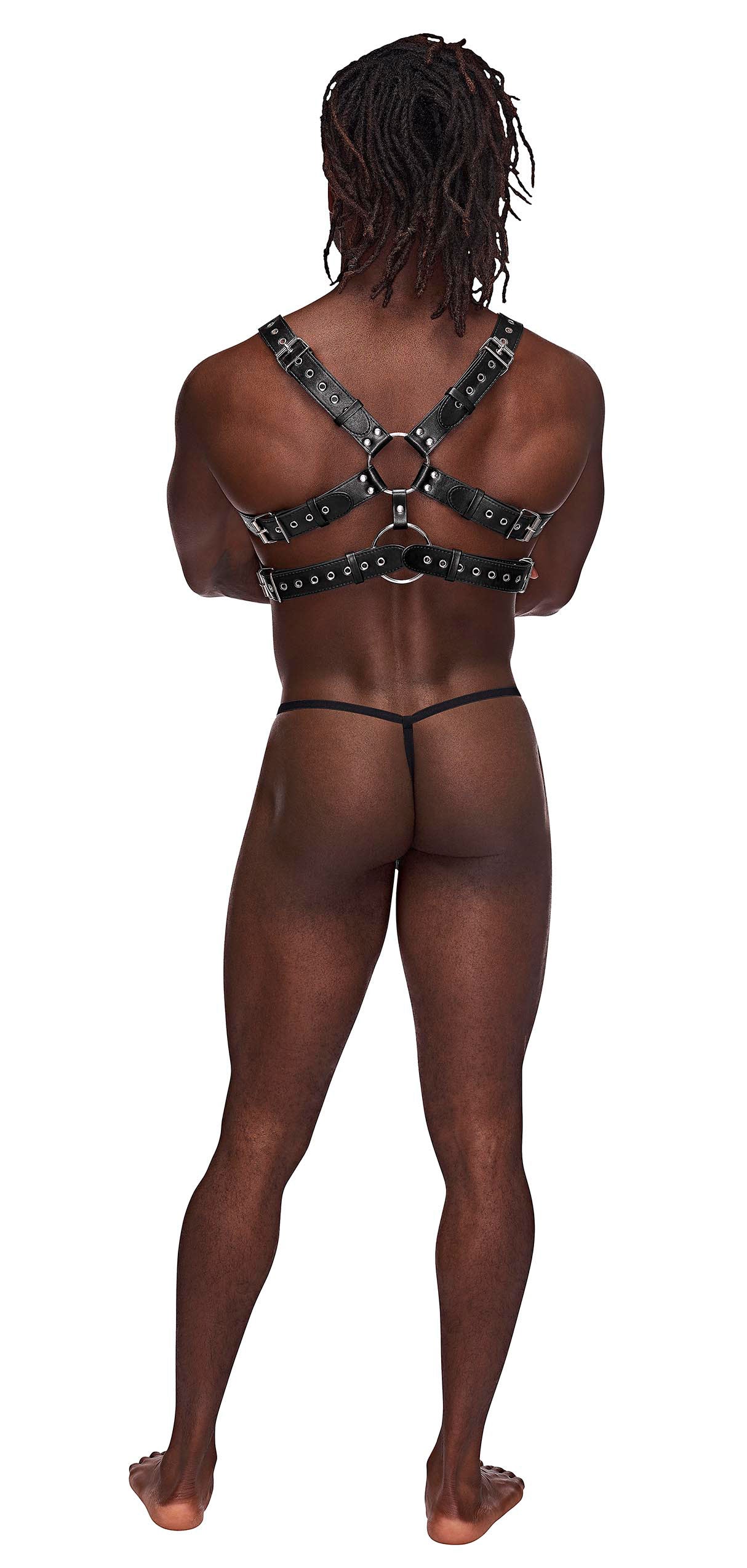 Gemini Leather Harness - One Size - Black MP-591266BK1S