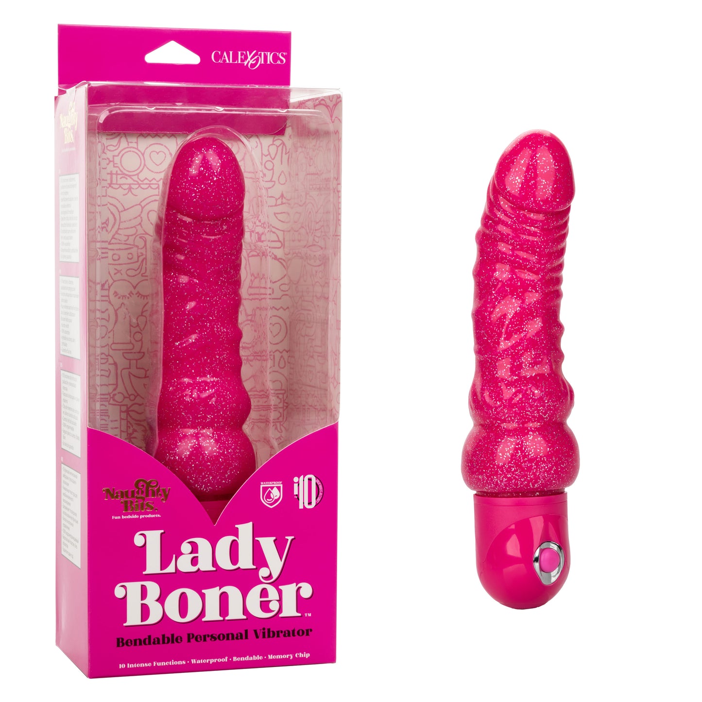 Naughty Bits Lady Boner Bendable Personal  Vibrator SE4410653