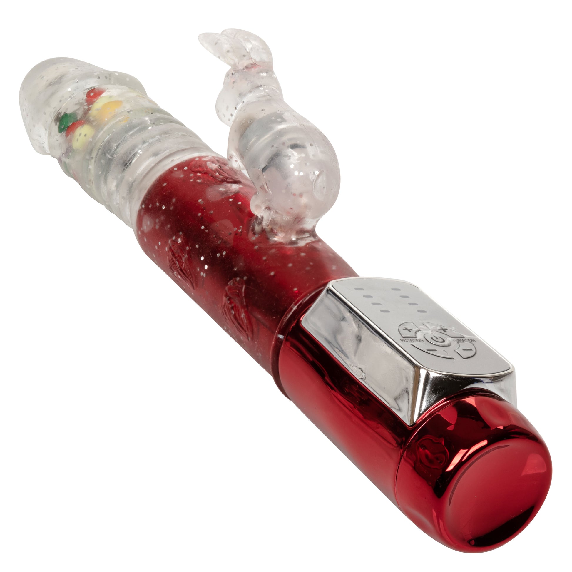 Naughty Bits Cumball Machine Thrusting Jack  Rabbit Vibrator - Red SE4410253