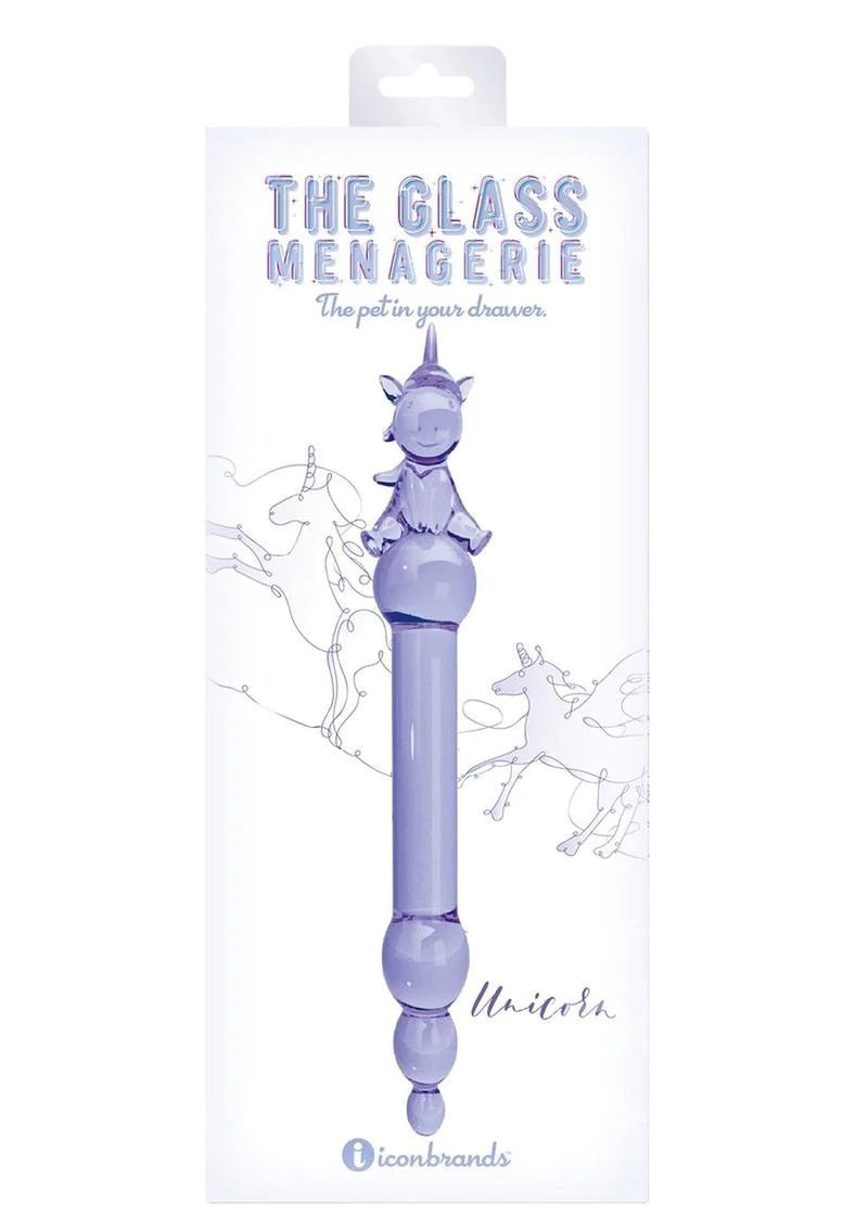 Glass Menagerie - Unicorn Dildo - Purple IC1104