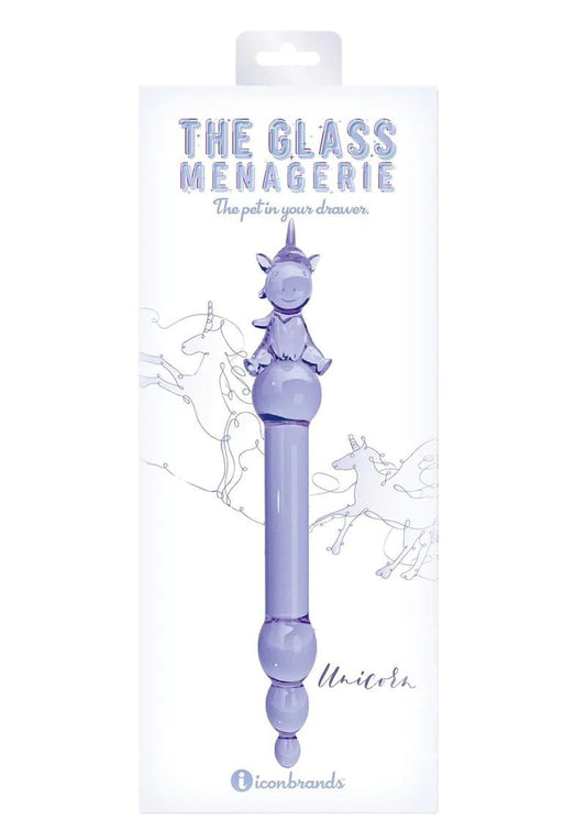 Glass Menagerie - Unicorn Dildo - Purple IC1104