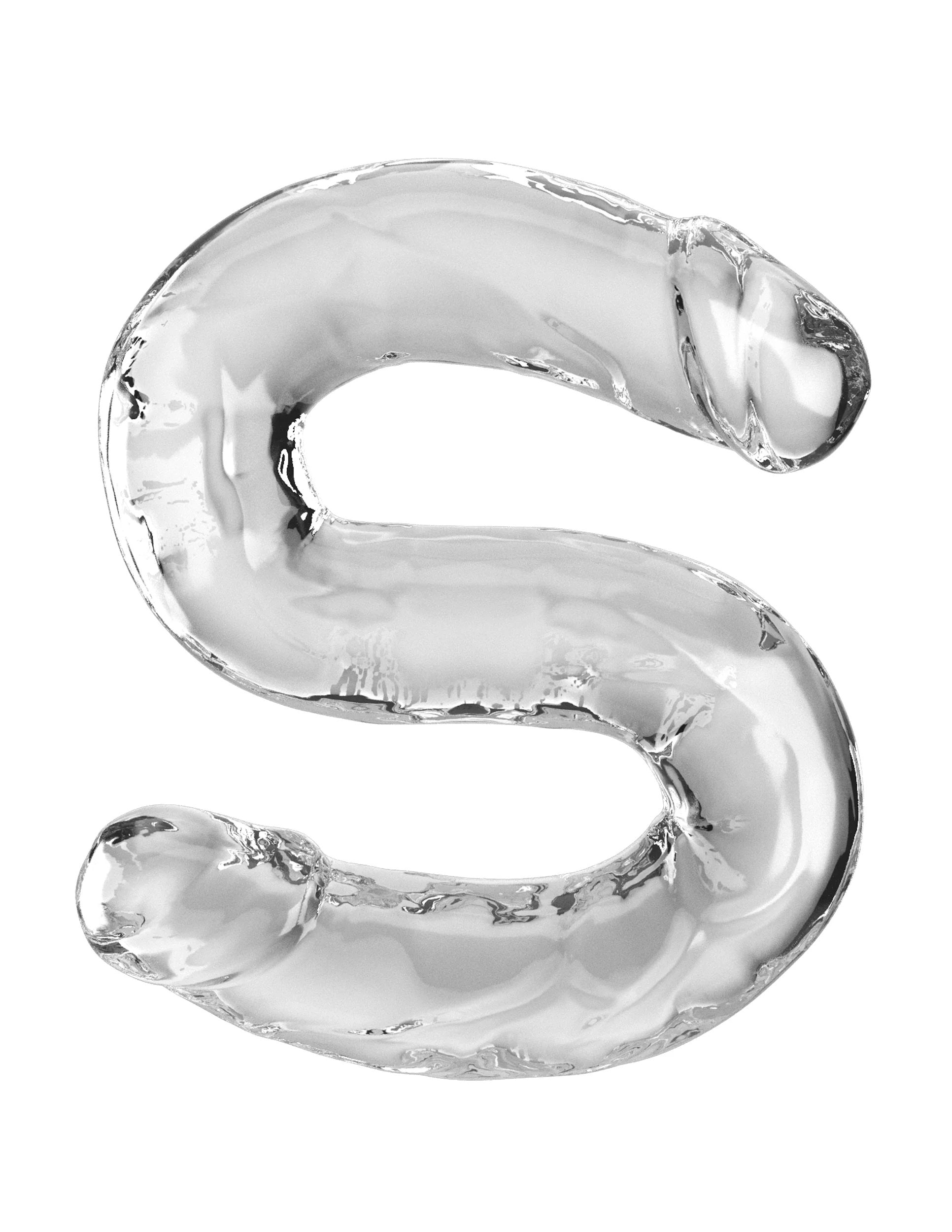 18 Inch Double Dildo - Clear PD5788-20