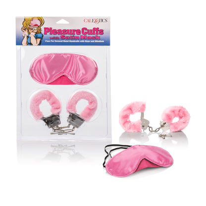 Pleasure Cuffs With Satin Mask SE2742042