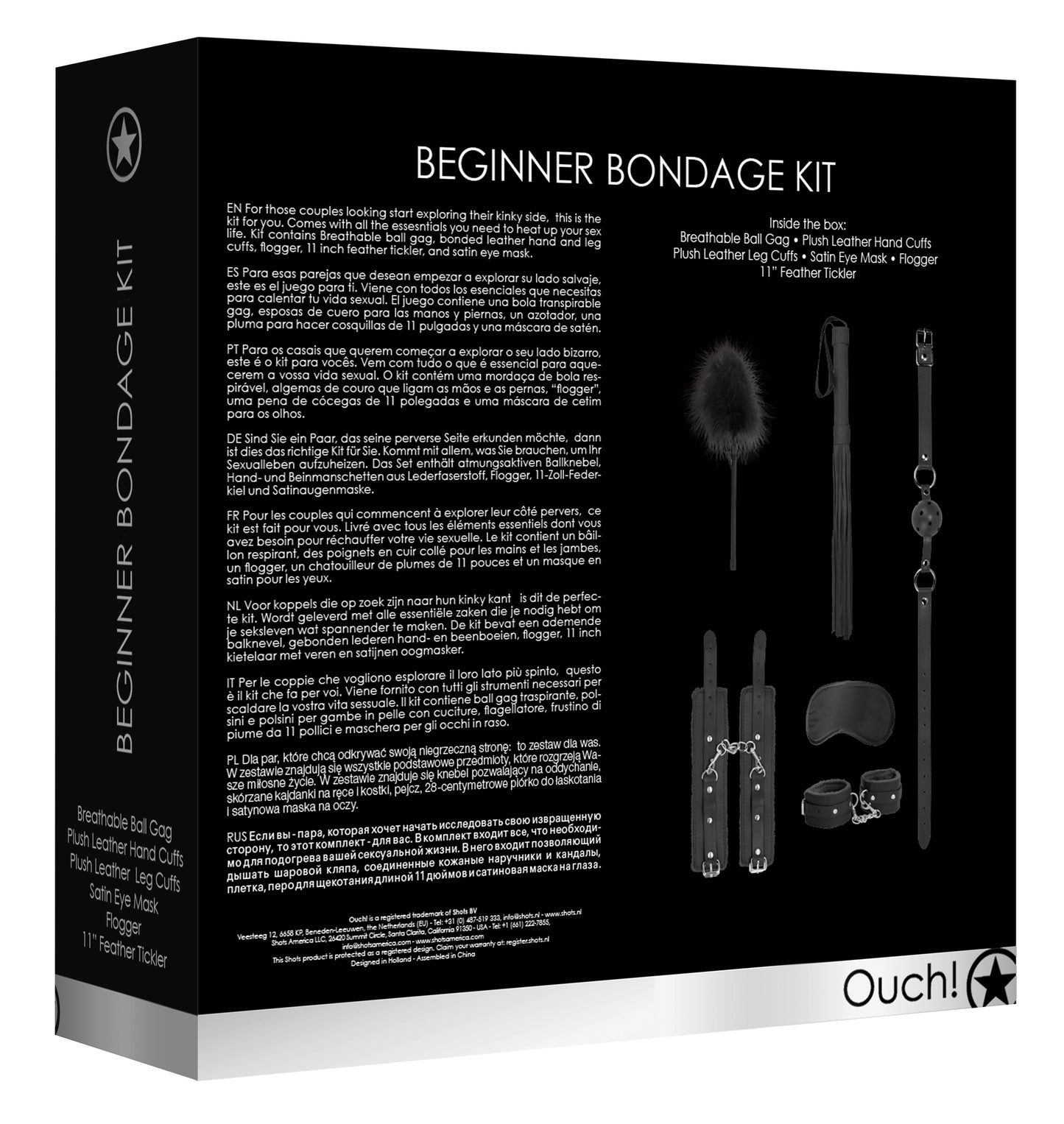 Beginners Bondage Kit - Black OU-OU371BLK