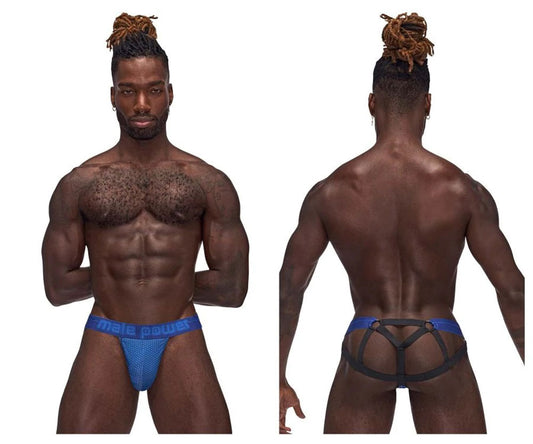 Sexagon Strappy Ring Jock - Small/medium - Royal MP-352269RYSM