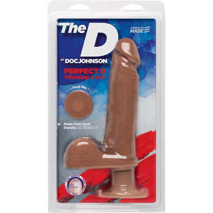 The D - Perfect D Vibrating 8 Inches - Caramel DJ1701-05-CD