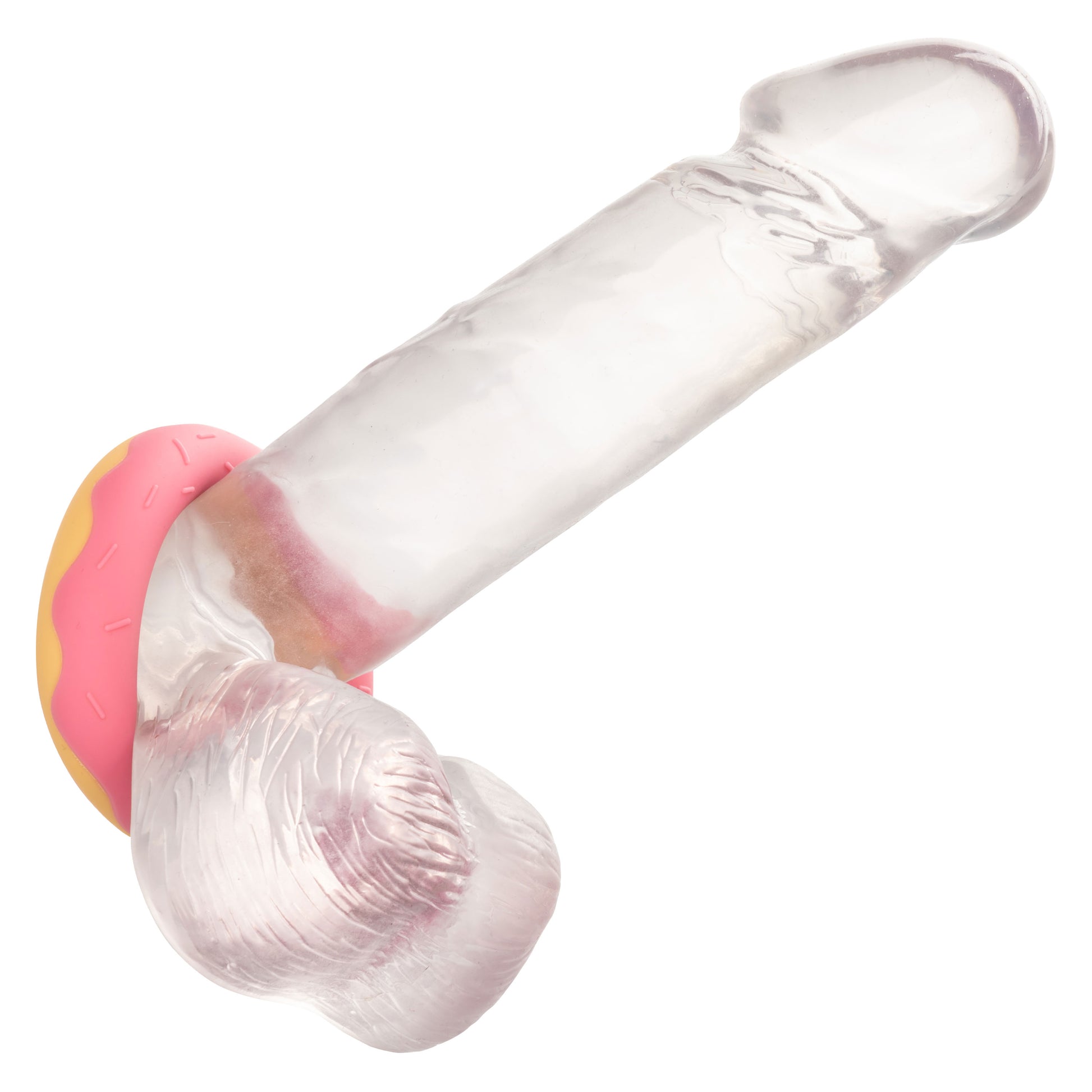 Naughty Bits Dickin Donuts Silicone Donut Cock  Ring - Pink SE4410502