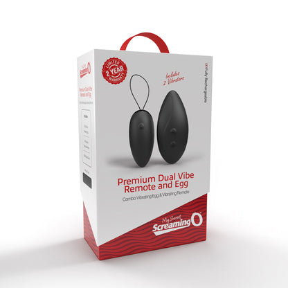 Premium Dual Vibe Remote and Egg - Black SO-ADV-BL