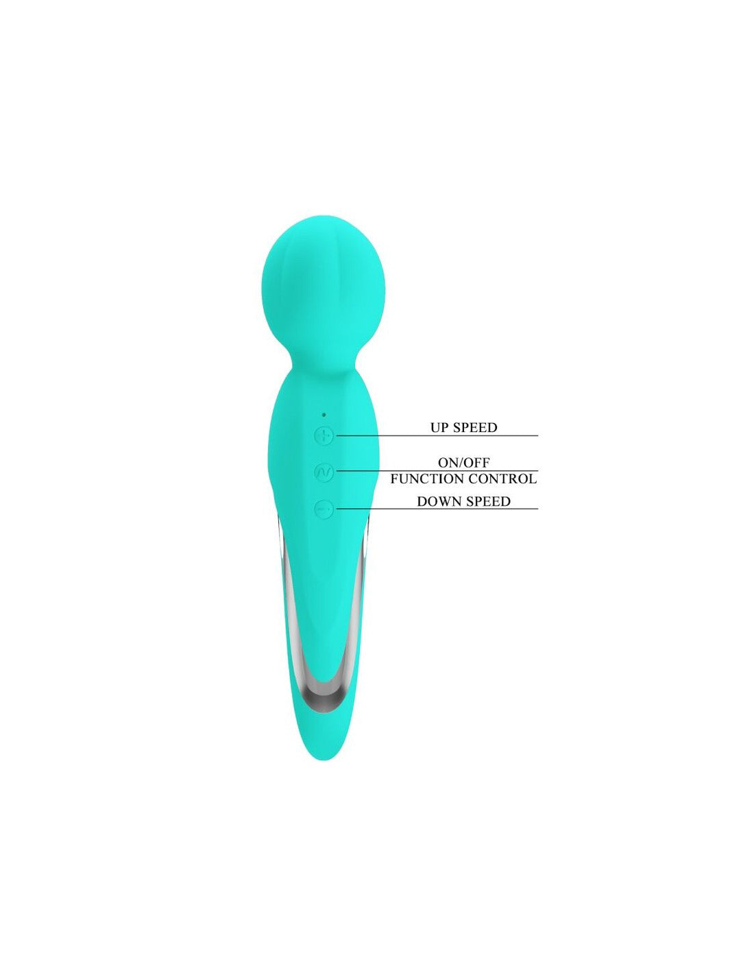 Walter Super Soft Silicone Wand - Seafoam BI-014622-4