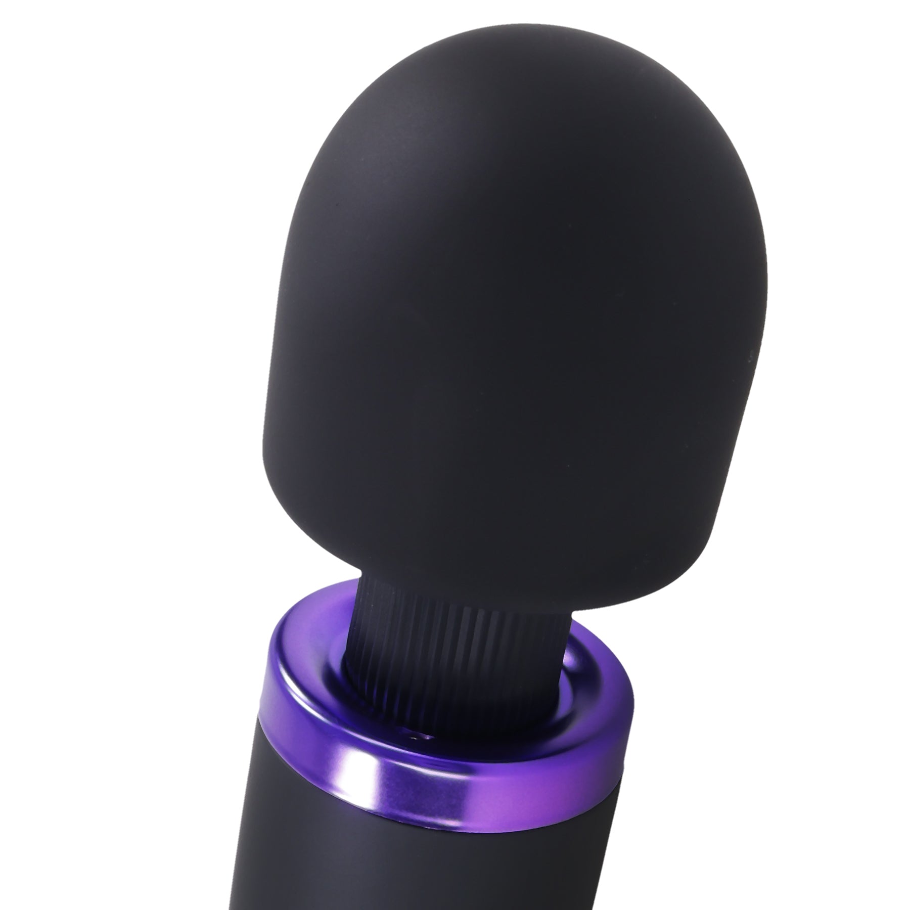 Merci - Rechargeable Power Wand - Ultra - Powerful Silicone Wand Massager - Black DJ2400-11-BX