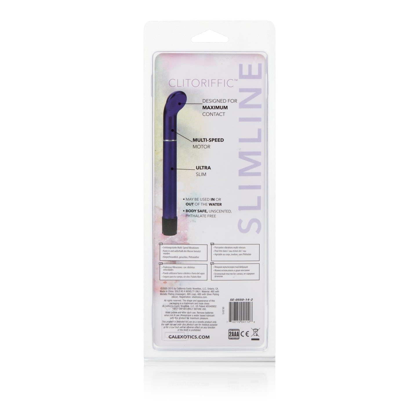 Clitoriffic Vibrator - Purple SE0550142