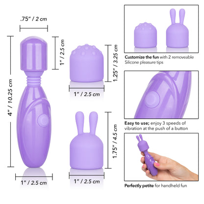 Dr. Laura Berman Olivia Rechargeable Mini  Massager With Attachments SE9730503