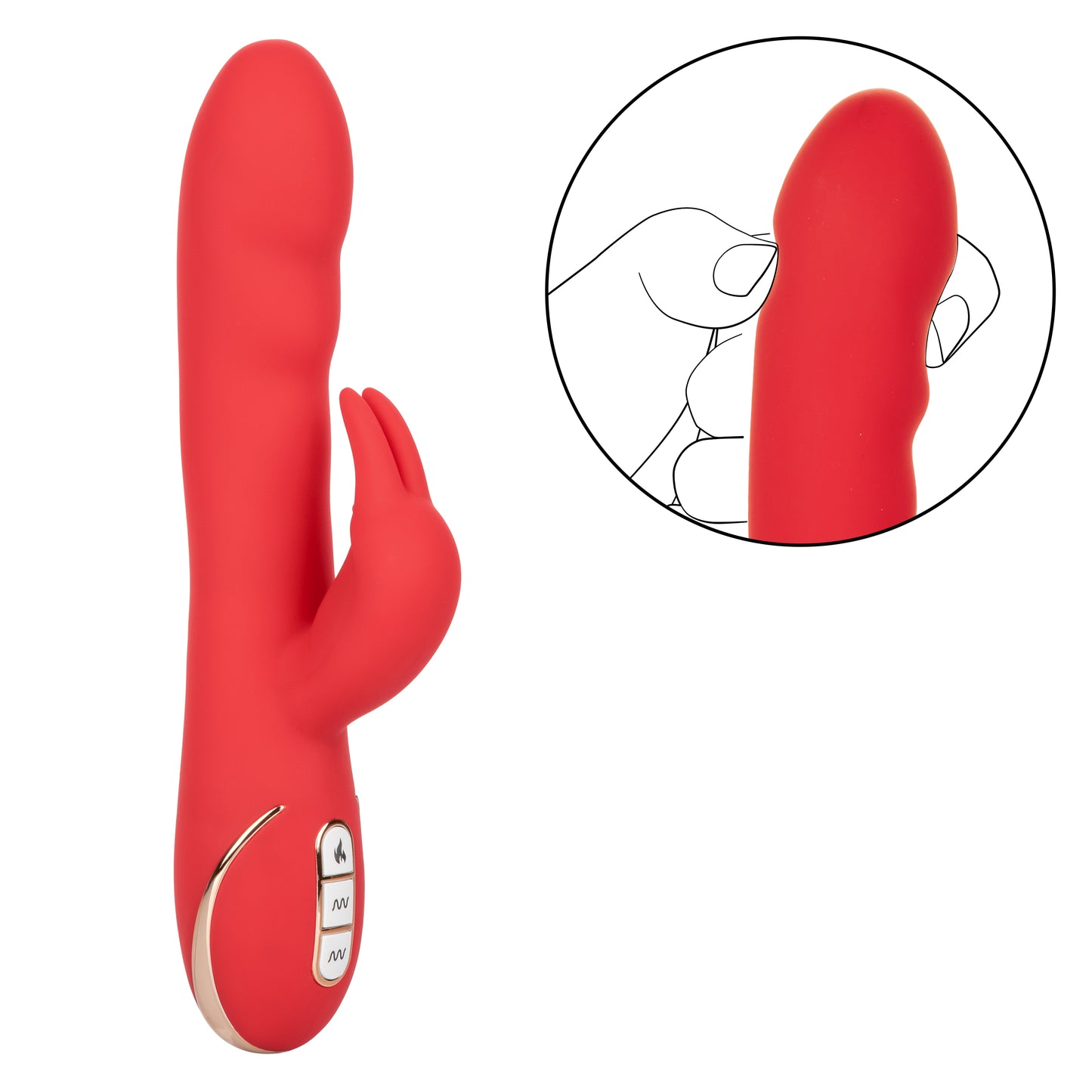 Jack Rabbit Signature Heated Silicone Ultra-Soft  Rabbit SE0609503