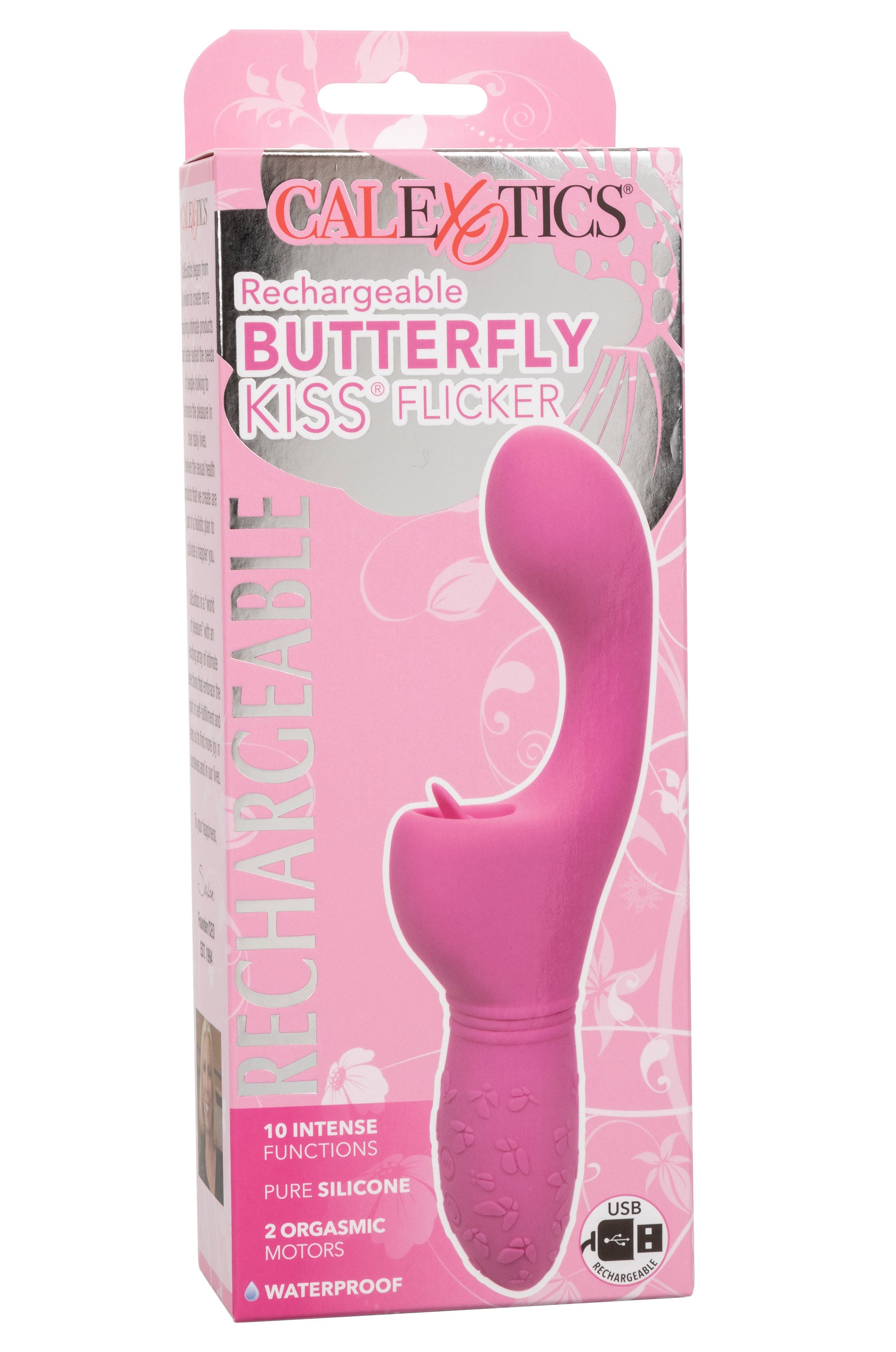 Rechargeable Butterfly Kiss Flicker - Pink SE0783253